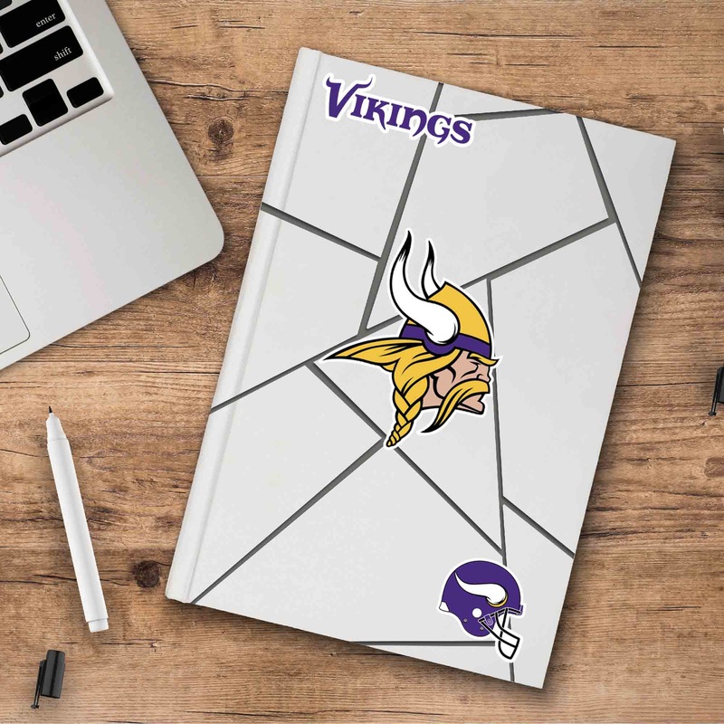 Fanmats Minnesota Vikings 3 Piece Decal Sticker Set