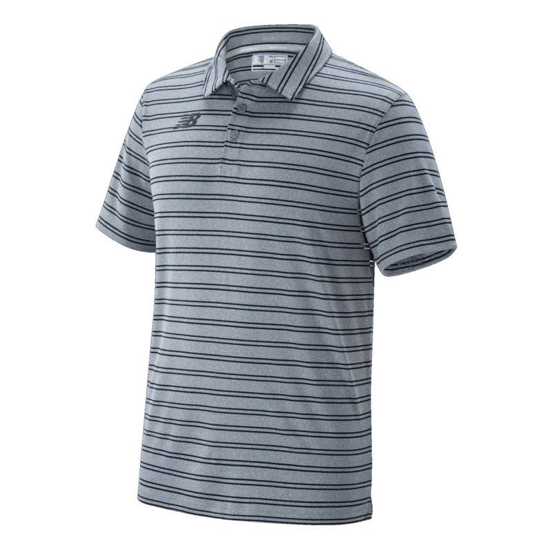 New Balance Men’s Team Striped Polo Shirt