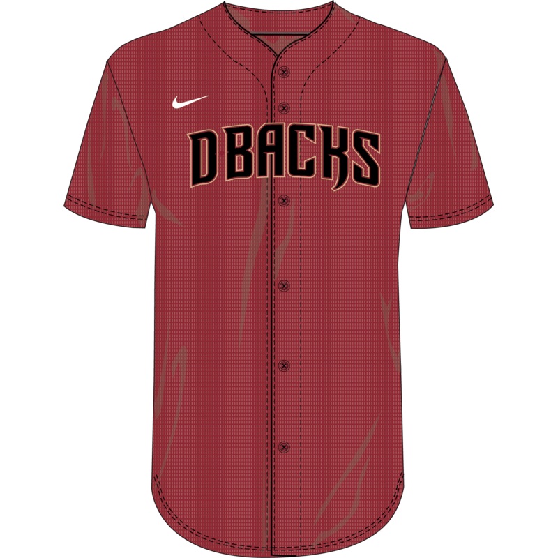 Nike Arizona Diamondbacks Youth Institutional Full Button Jersey