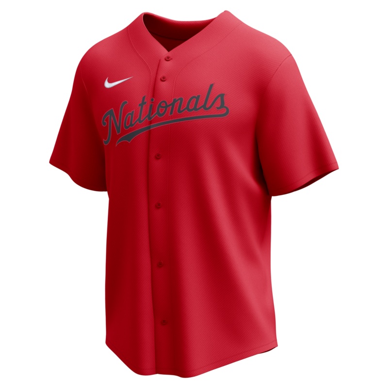 Nike Washington Nationals Men’s Dri-Fit Full Button Jersey