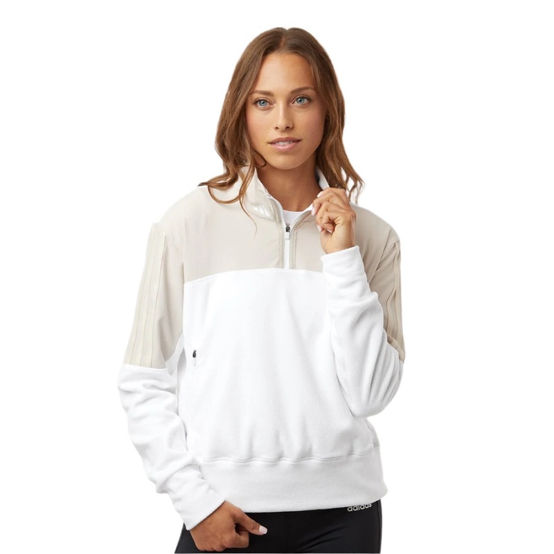 adidas Women’s Fleece Quarter-Zip Pullover