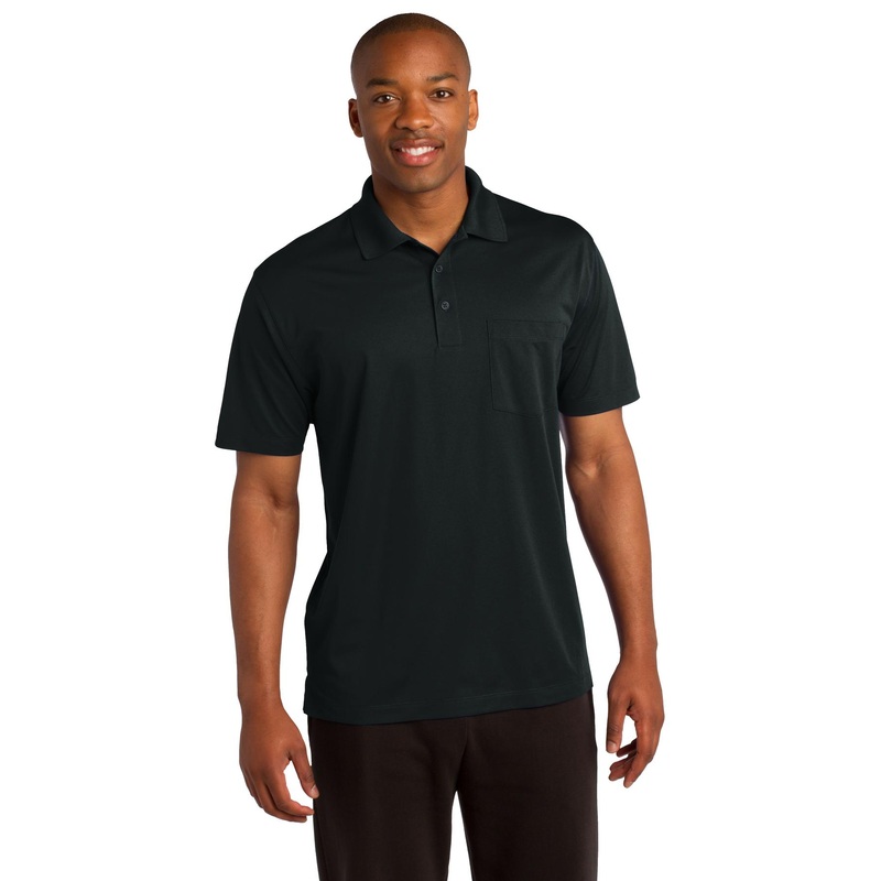 Sport-Tek Men’s Micropique Sport-Wick Pocket Polo