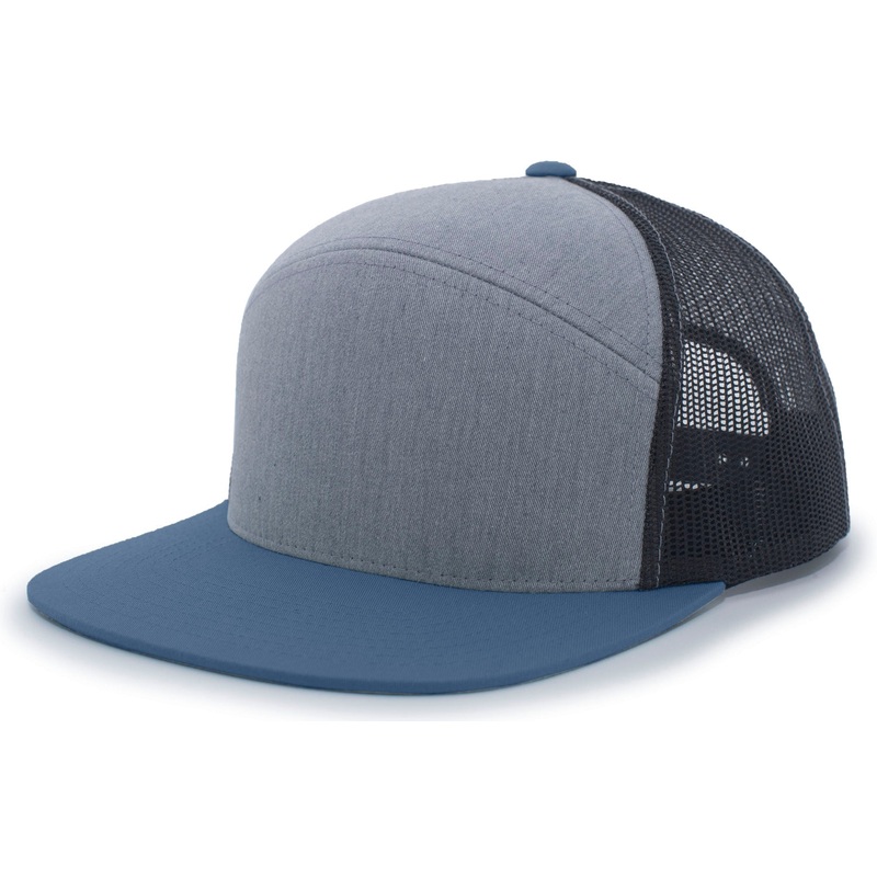 Pacific Headwear 6-Panel Arch Trucker Snapback Cap