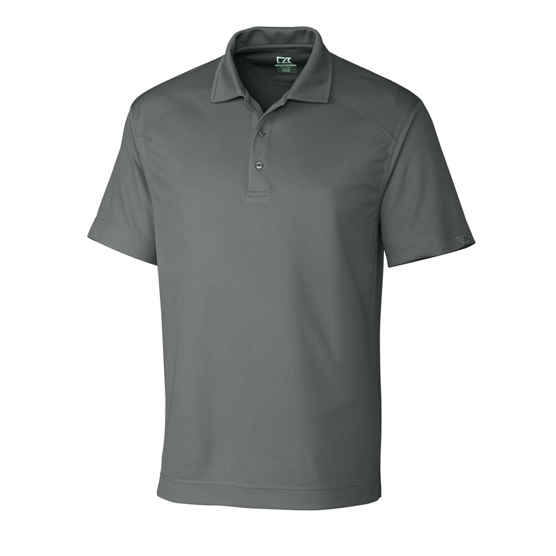 Cutter & Buck CB Drytec Genre Textured Solid Mens Big and Tall Polo