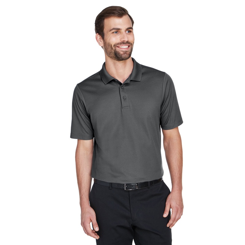 Devon & Jones CrownLux Performance Men’s Plaited Polo