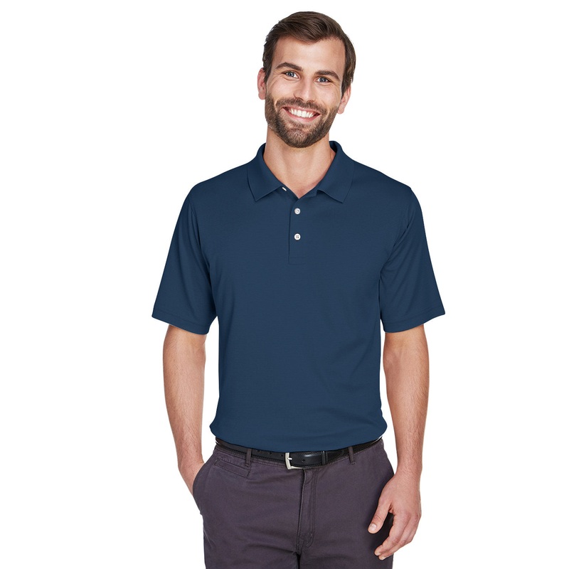 Devon & Jones Men’s Pima-Tech Jet Piqu Polo