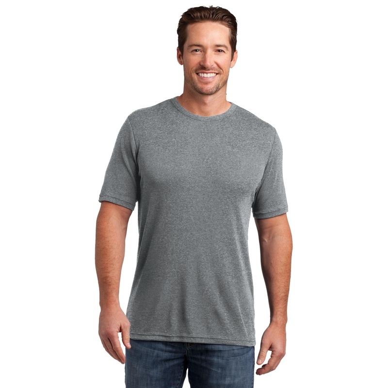 District Made Men’s Mini Rib Crew Tee. DM300