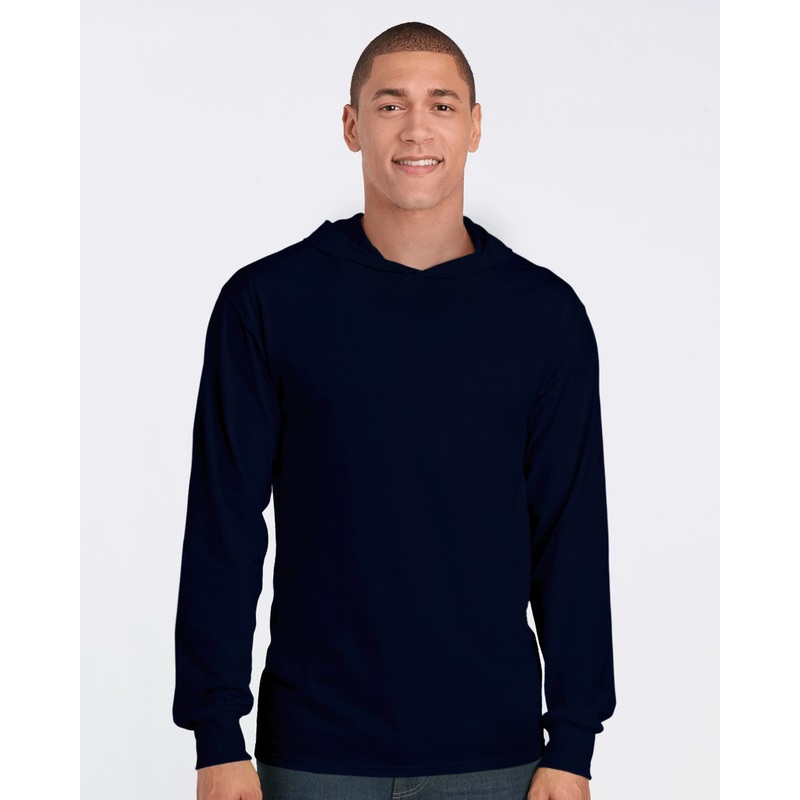 Fruit of the Loom Men’s HD Cotton Jersey Hooded T-Shirt
