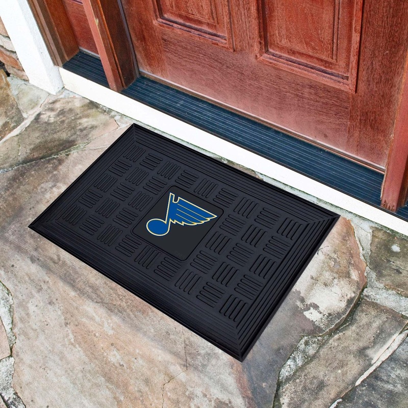 Fanmats St. Louis Blues Heavy Duty Vinyl Medallion Door Mat – 19.5 x 31