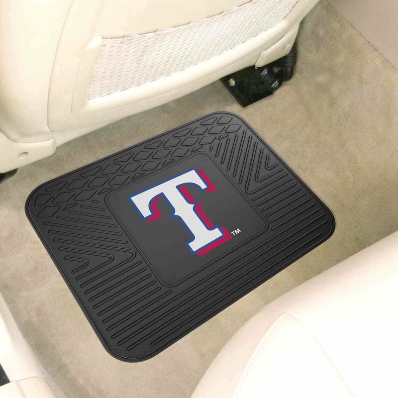 Fanmats Texas Rangers Back Seat Car Utility Mat – 14 x 17