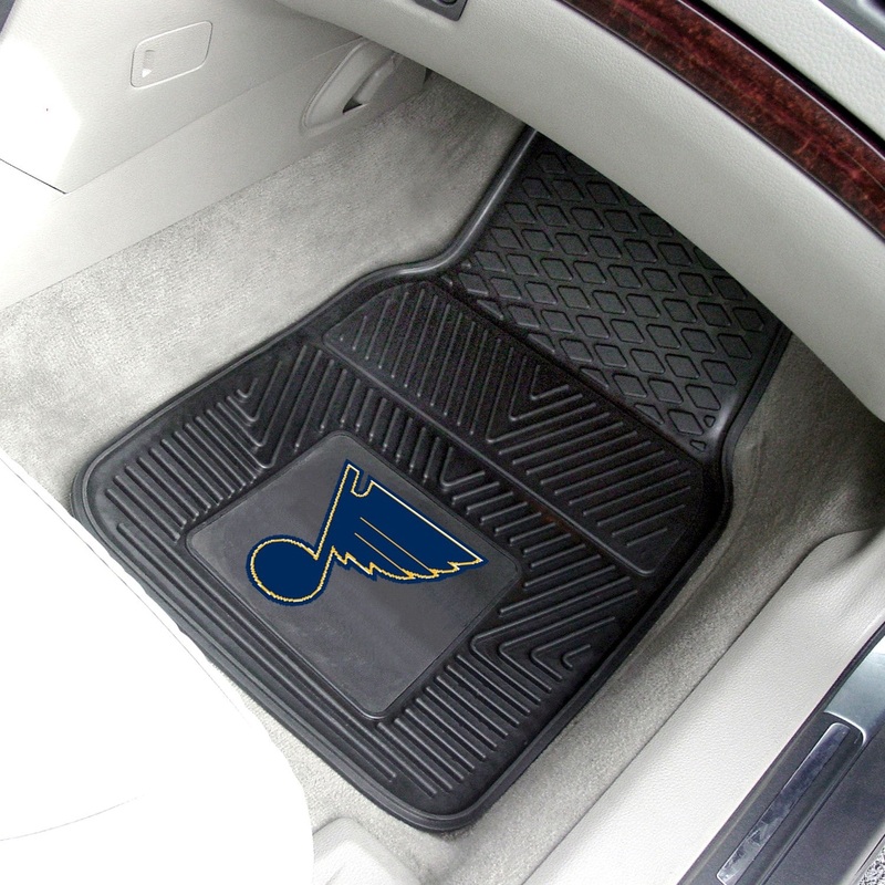 Fanmats St. Louis Blues Heavy Duty Car Mat Set – 2 Pieces