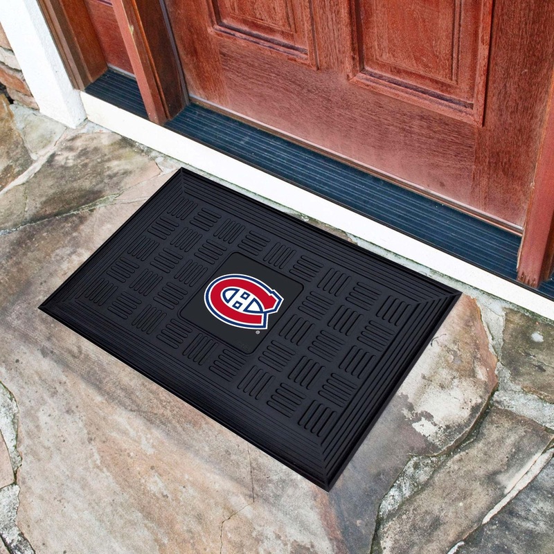 Fanmats Montreal Canadiens Heavy Duty Vinyl Medallion Door Mat – 19.5 x 31