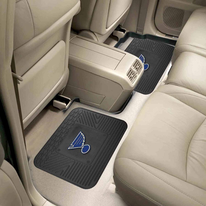 Fanmats St. Louis Blues Back Seat Car Utility Mats – 2 Piece Set