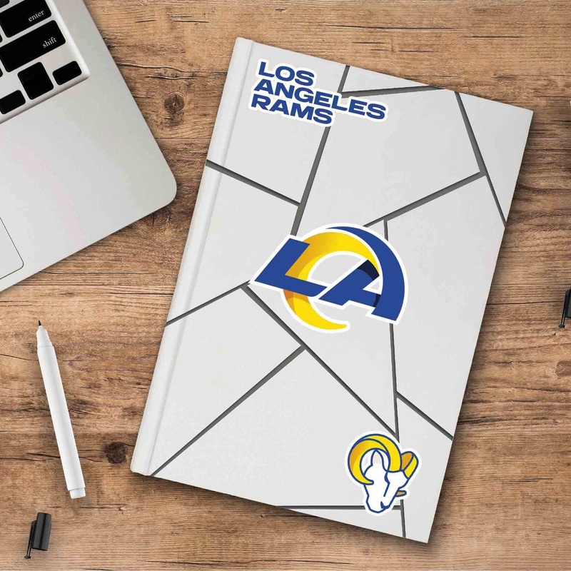 Fanmats Los Angeles Rams 3 Piece Decal Sticker Set