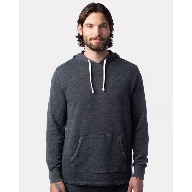Alternative Men’s School Yard Mineral Wash French Terry Hooded Sweatshirt