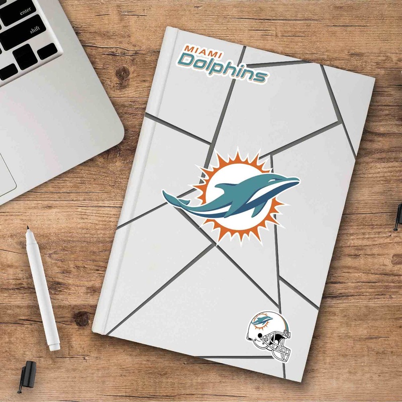 Fanmats Miami Dolphins 3 Piece Decal Sticker Set