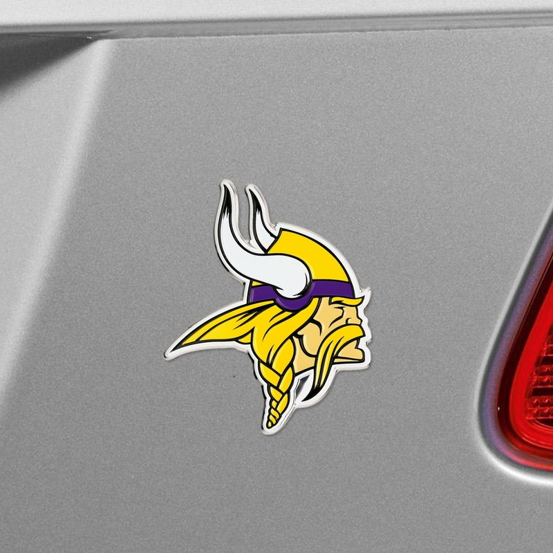 Fanmats Minnesota Vikings Heavy Duty Aluminum Embossed Color Emblem