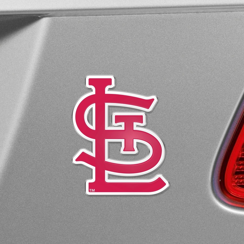 Fanmats St. Louis Cardinals Heavy Duty Aluminum Embossed Color Emblem