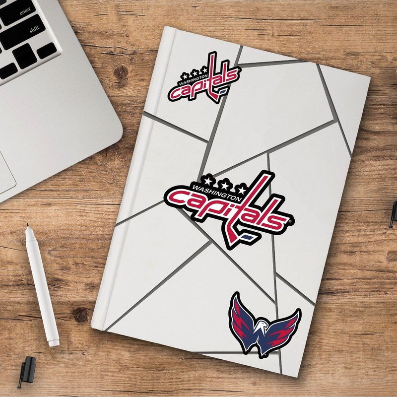 Fanmats Washington Capitals 3 Piece Decal Sticker Set