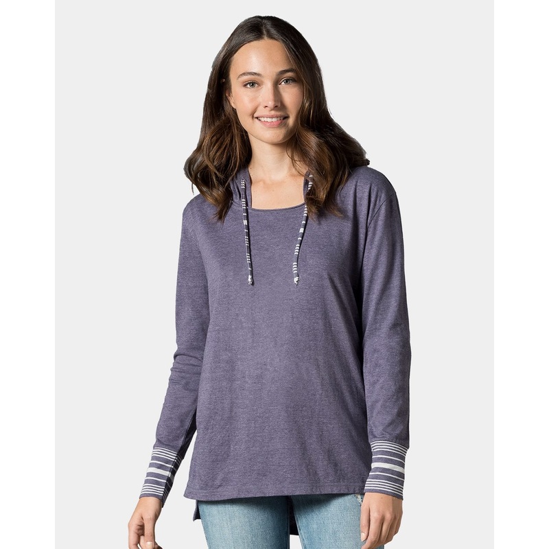 MV Sport Women’s Heathered Jersey Hooded Tunic