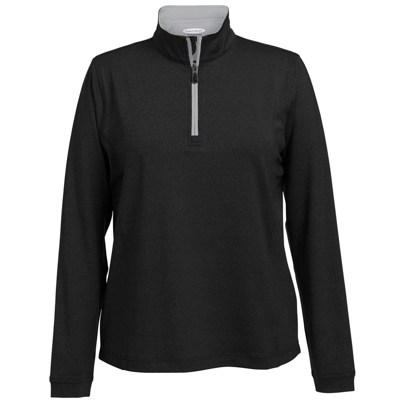 Pebble Beach Women’s Smooth Jersey 1/4 Zip Pullover