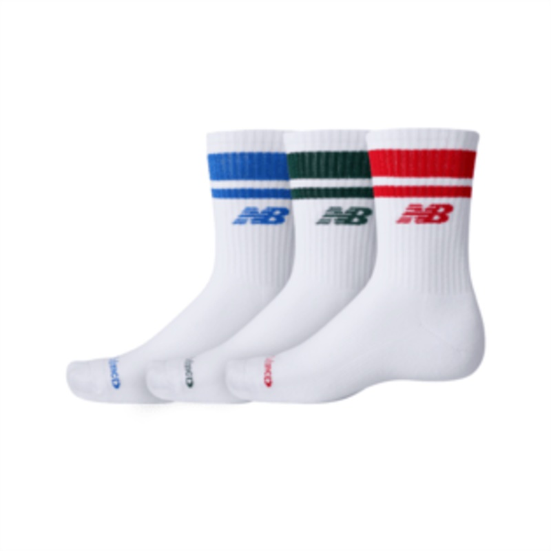 New Balance Everyday Stripe Midcalf (3-Pair)