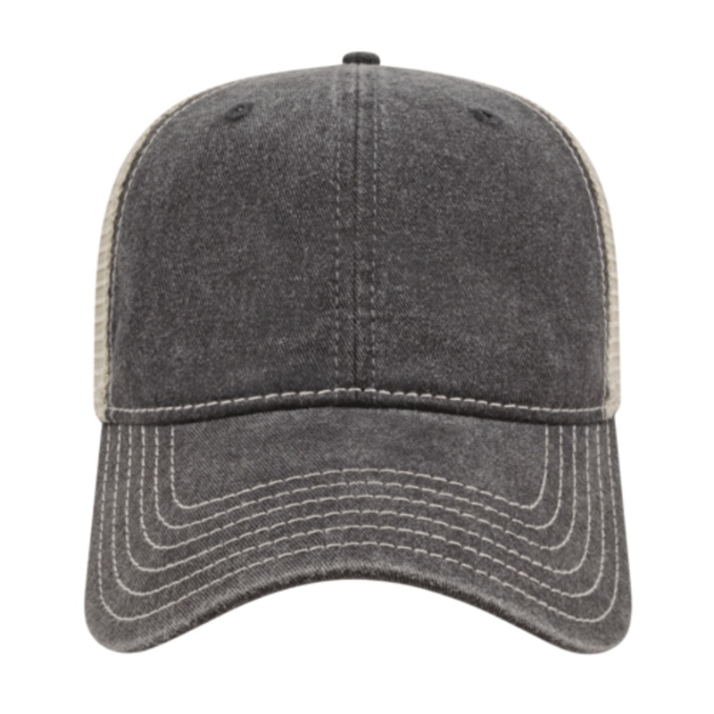 Cap America i3027 Washed Pigment Dyed with Washed Trucker Mesh Cap
