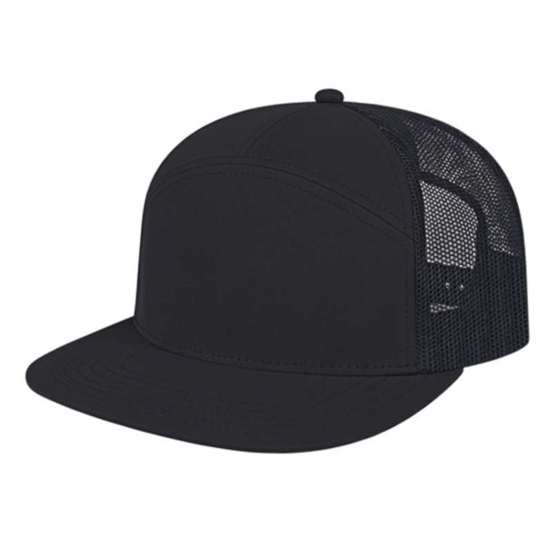 Cap America i3057 7 Panel Trucker Mesh Back Cap