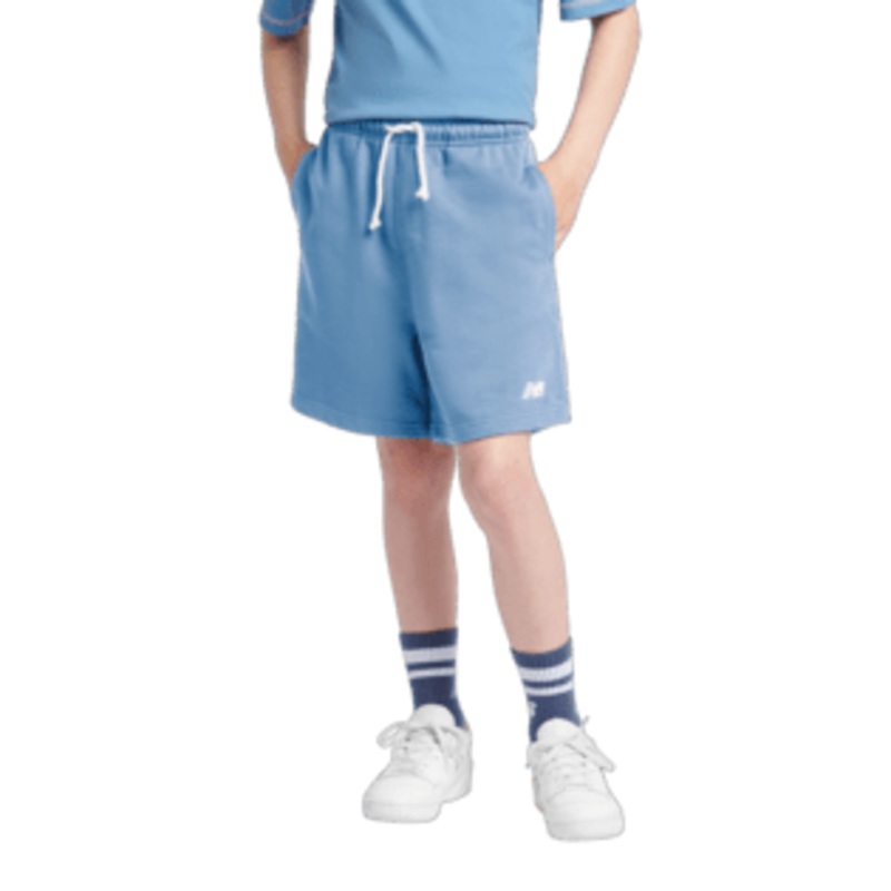 New Balance Youth French Terry Small Logo Short