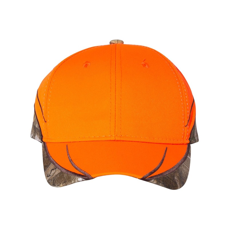 Outdoor Cap 3508 Blaze with Camo Trim Cap