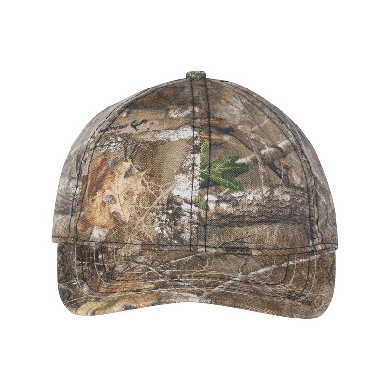 Outdoor Cap 3507 Camo Cap with American Flag Undervisor