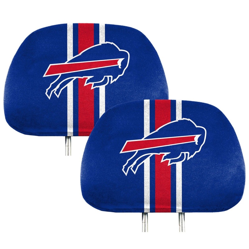 Fanmats Buffalo Bills Printed Head Rest Cover Set – 2 Pieces