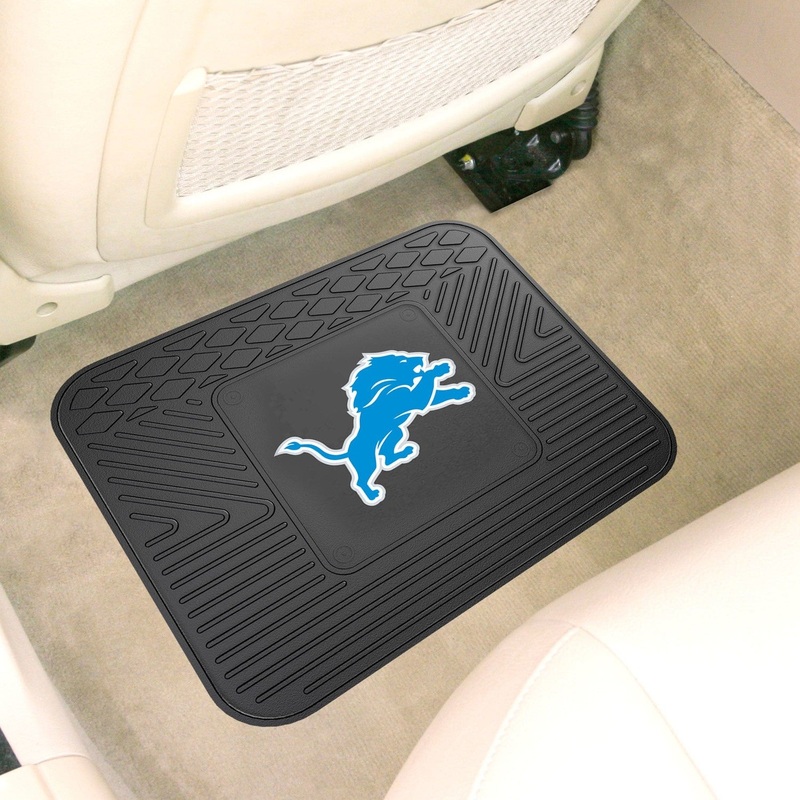 Fanmats Detroit Lions Back Seat Car Utility Mat – 14 x 17