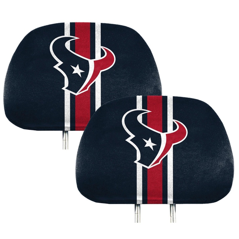 Fanmats Houston Texans Printed Head Rest Cover Set – 2 Pieces