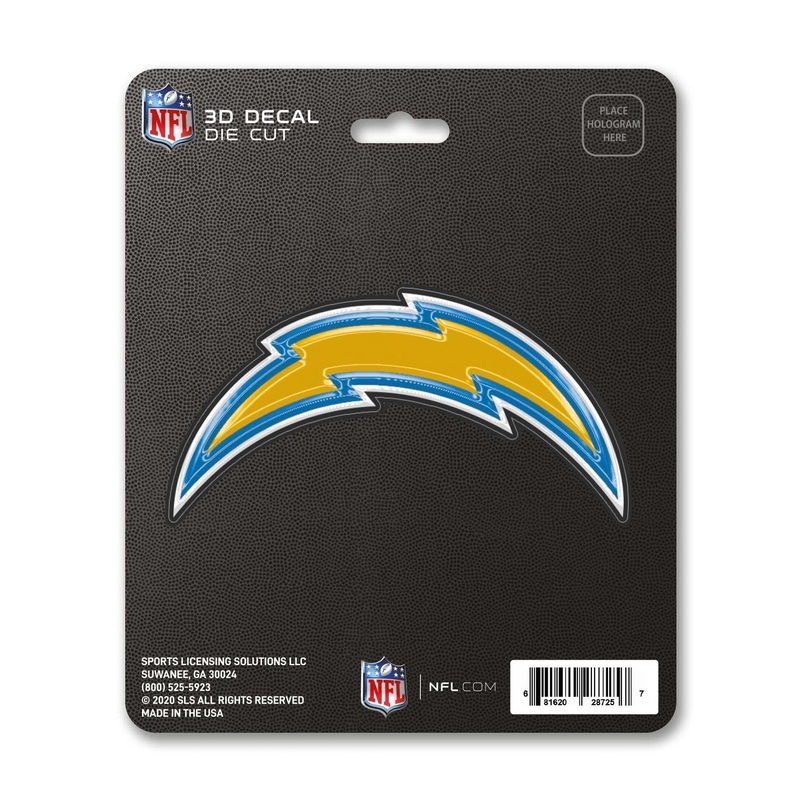 Fanmats Los Angeles Chargers 3D Decal Sticker