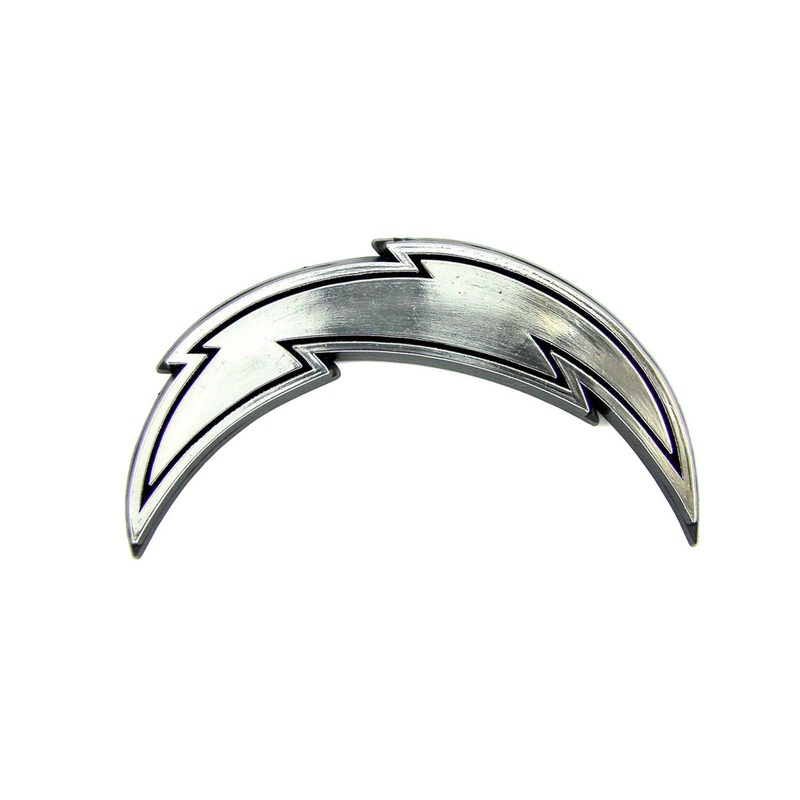 Fanmats Los Angeles Chargers Molded Chrome Plastic Emblem