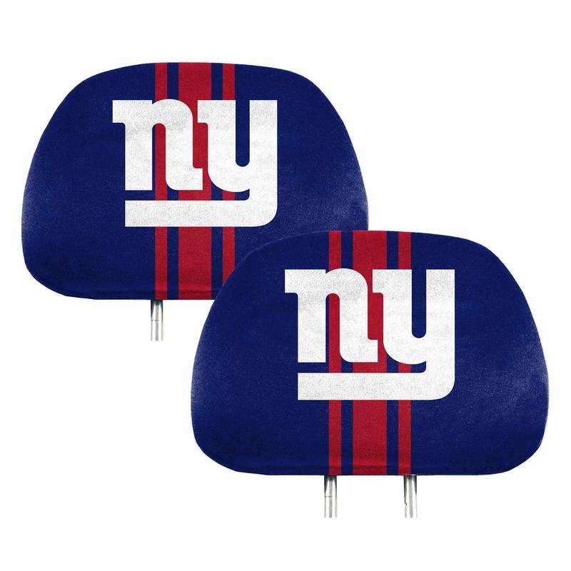Fanmats New York Giants Printed Head Rest Cover Set – 2 Pieces