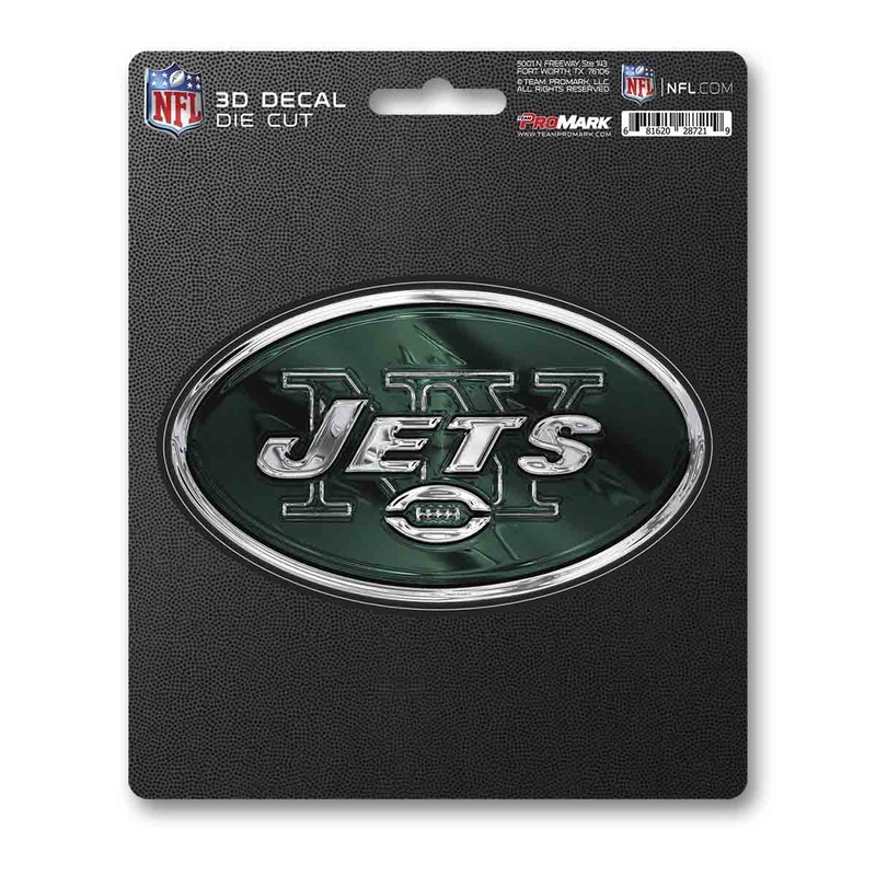 Fanmats New York Jets 3D Decal Sticker