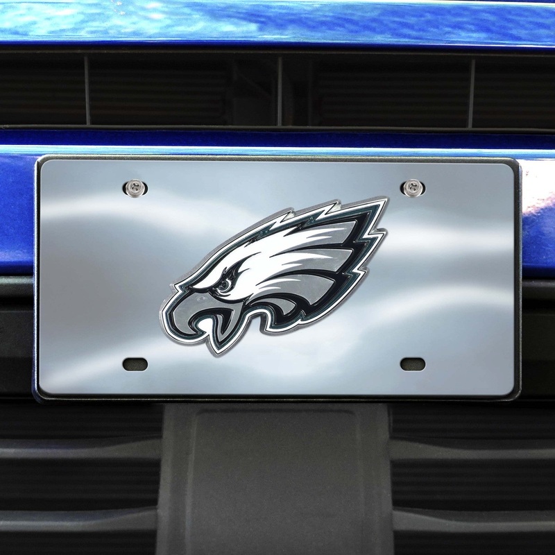 Fanmats Philadelphia Eagles 3D Stainless Steel License Plate
