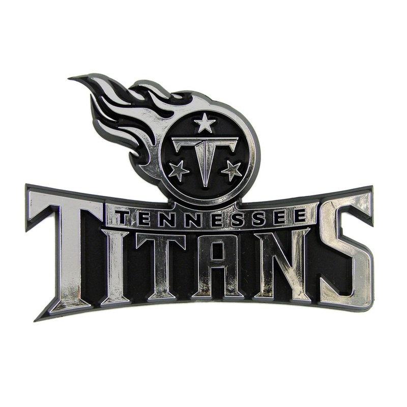 Fanmats Tennessee Titans Molded Chrome Plastic Emblem