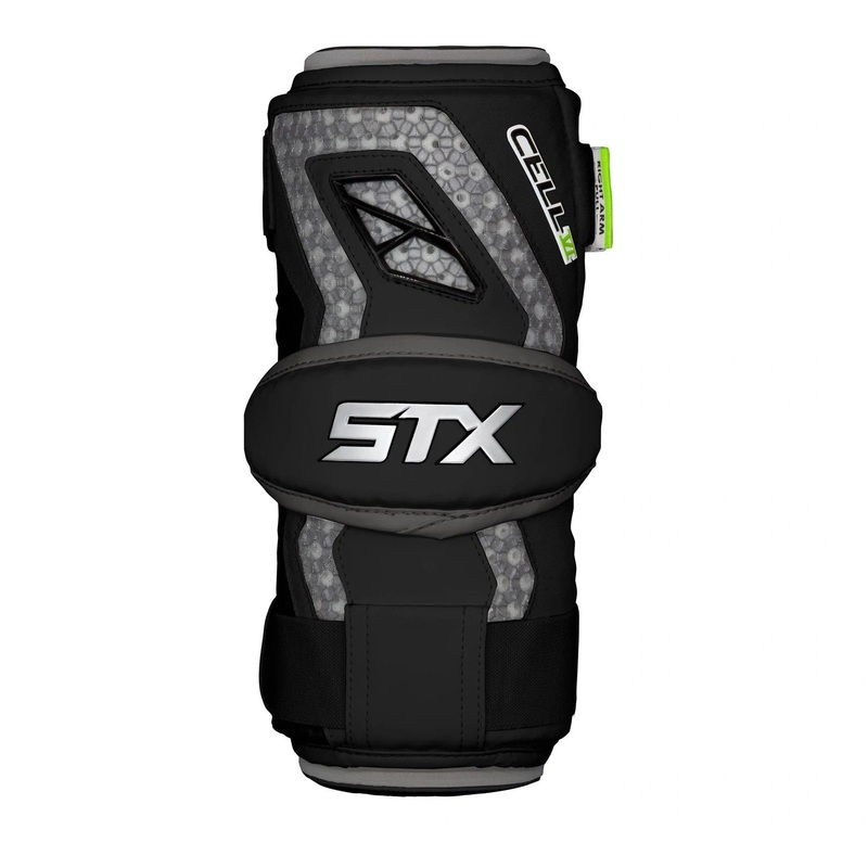 STX Lacrosse Cell Vi Arm Pads|Black|S|M|L|XL