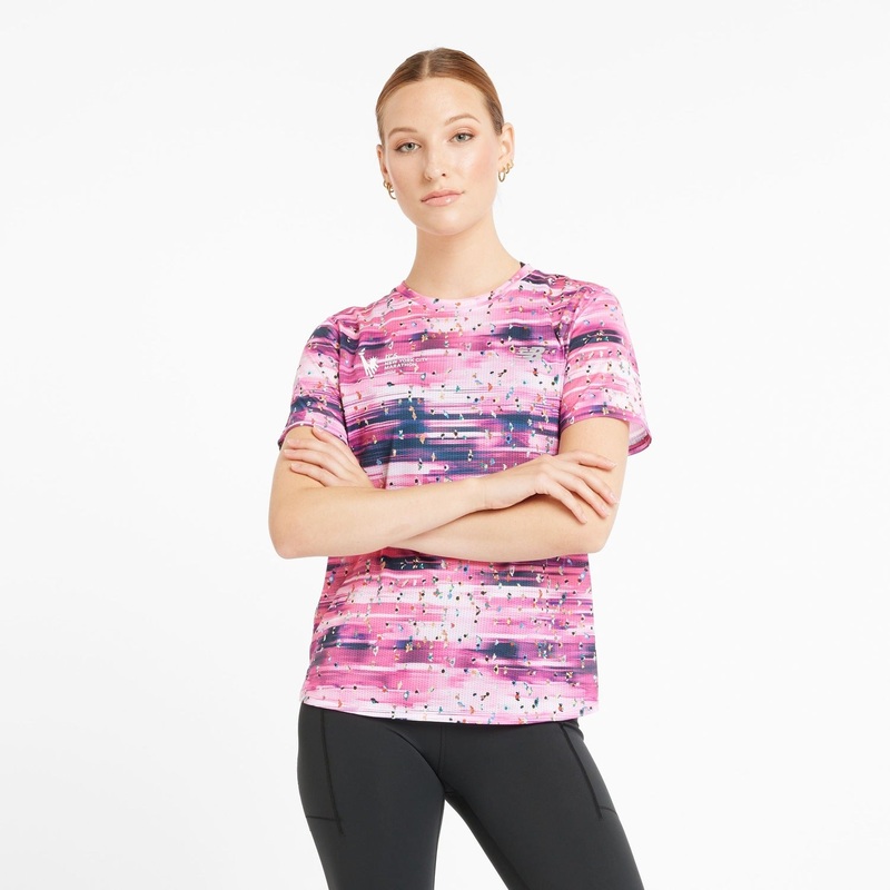 New Balance Women’s NYC Marathon Printed Athletics T-Shirt