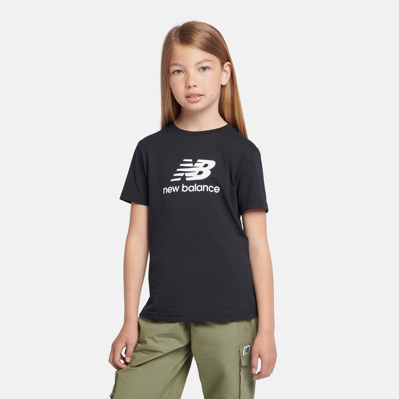 New Balance Youth Jersey Stacked Logo T-Shirt