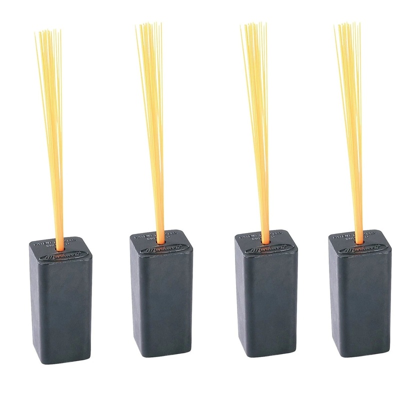 Markwort 4 Pack Black Base Plugs With Orange Bristles