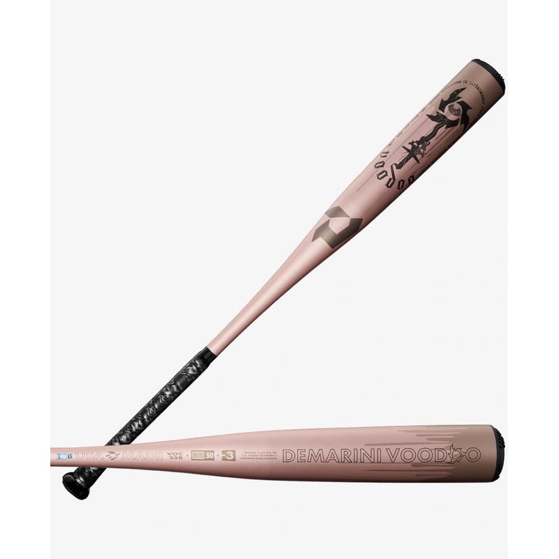 2025 Demarini Rose Gold Voodoo One -3 BBCOR Baseball Bat
