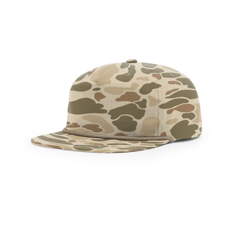 Richardson Printed Umpqua Hat|Camo Harvest Duck Camo/Light Brown|Camo Saltwater Duck Camo/Charcoal|Camo Realtree Advantage/Khaki|Camo Mossy Oak Bottomland/Black|Camo Marsh Duck Camo/Army Olive|Camo Blizzard Duck Camo/White|Camo Bark Duck Camo/Brown|OSFM