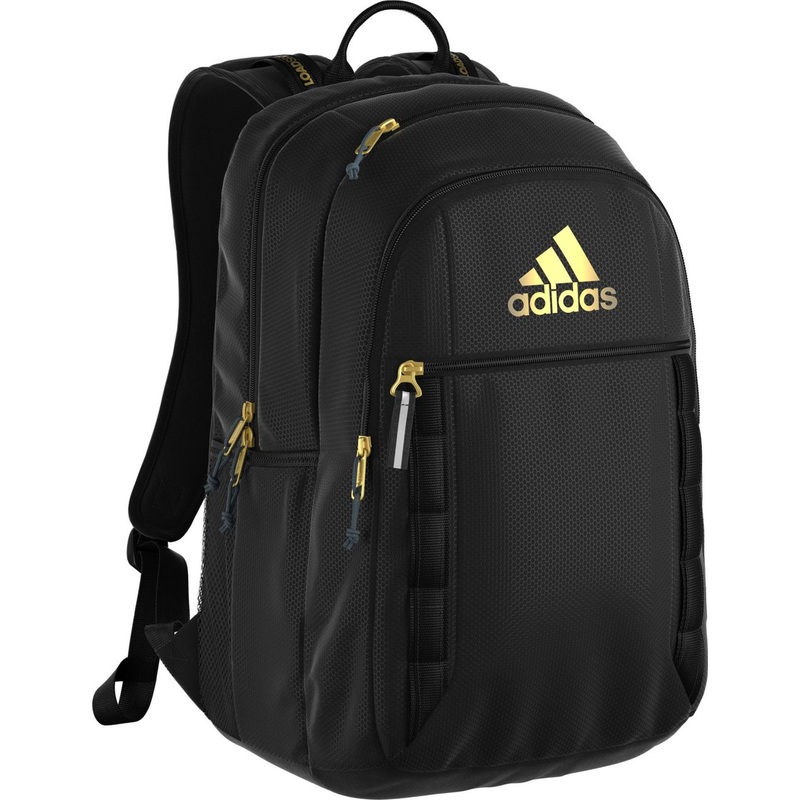 adidas Excel 7 Backpack|Black/Gold Metallic|Black/White 3 Stripe Webbing|Twill Grey/Grey/Rose Gold|Shadow Navy/Onix Grey/Rose Gold|Twill White/Black|Tie Dye Wash Halo Mint Green/Grey/Pulse Magenta Pink|Stone Grey/Team Royal Blue/Lucid Lemon Yellow|Black/W