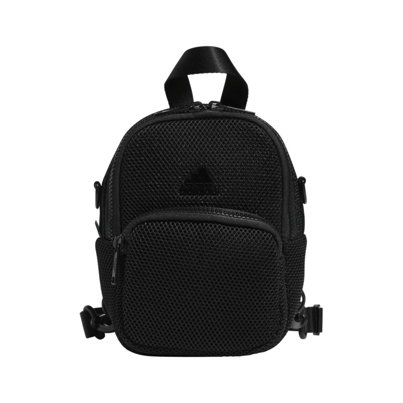 adidas Airmesh Mini Backpack|Black|Alumina Beige|Bold Blue