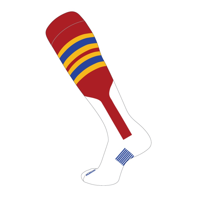 Doubleplay Socks Pattern F – Custom Baseball Knit Socks