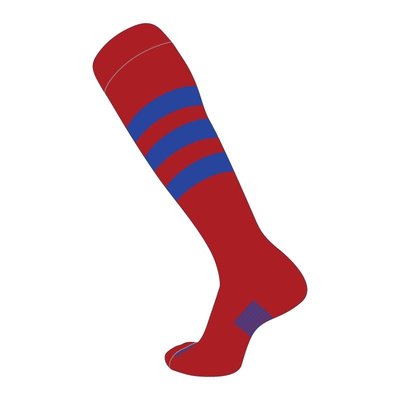 Slugger Socks Pattern A – Custom Baseball Knit Socks